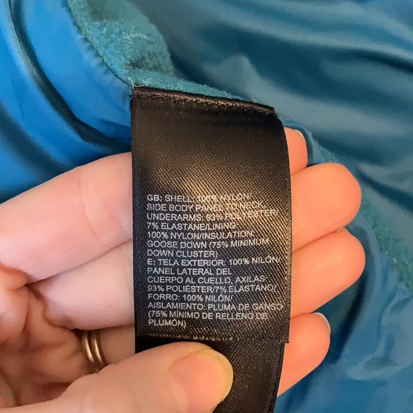 The North Face blue Lucia hybrid down jacket! - Picture 8 of 11
